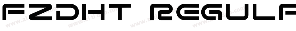 FZDHT Regular字体转换